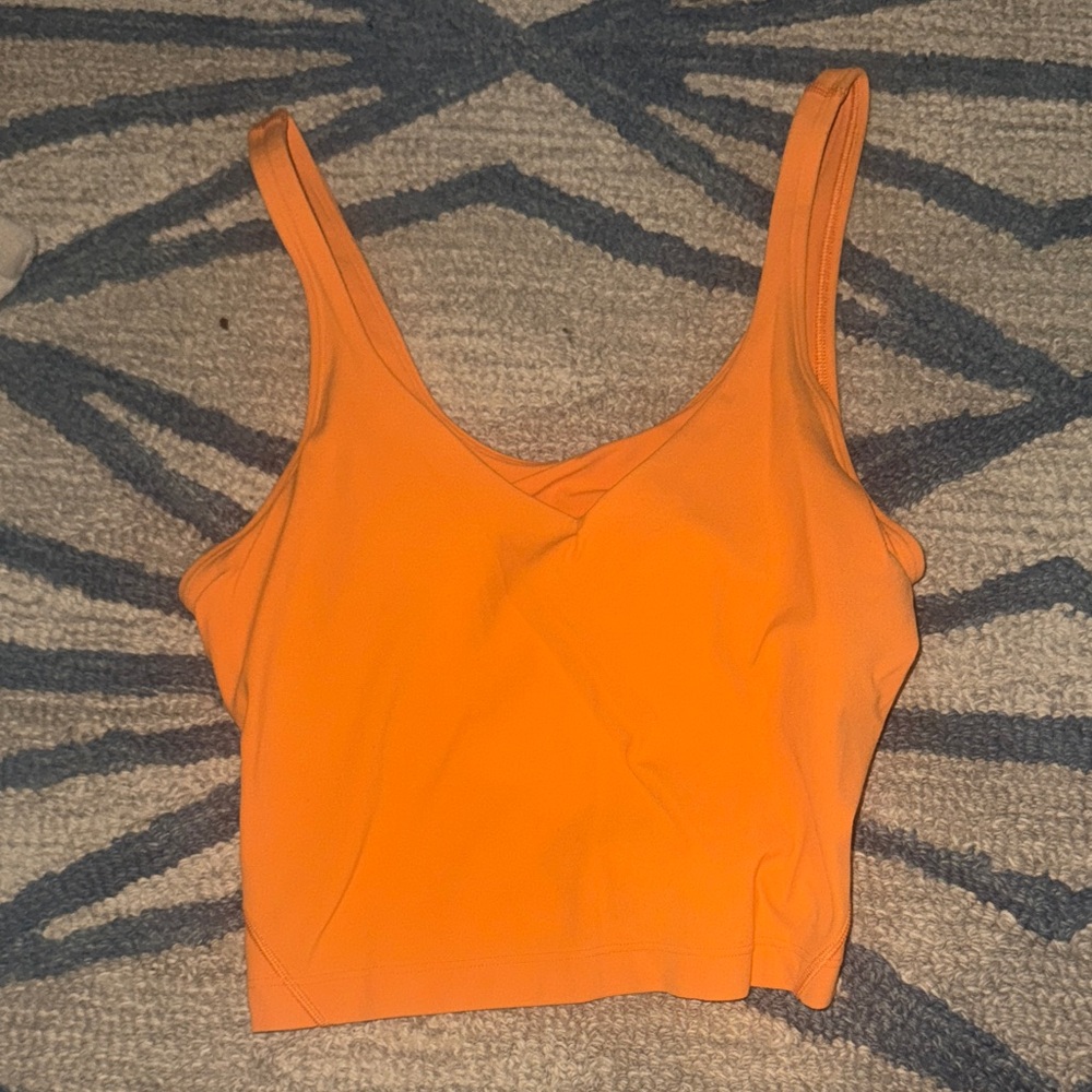 Lululemon Athletica Orange Align Tank